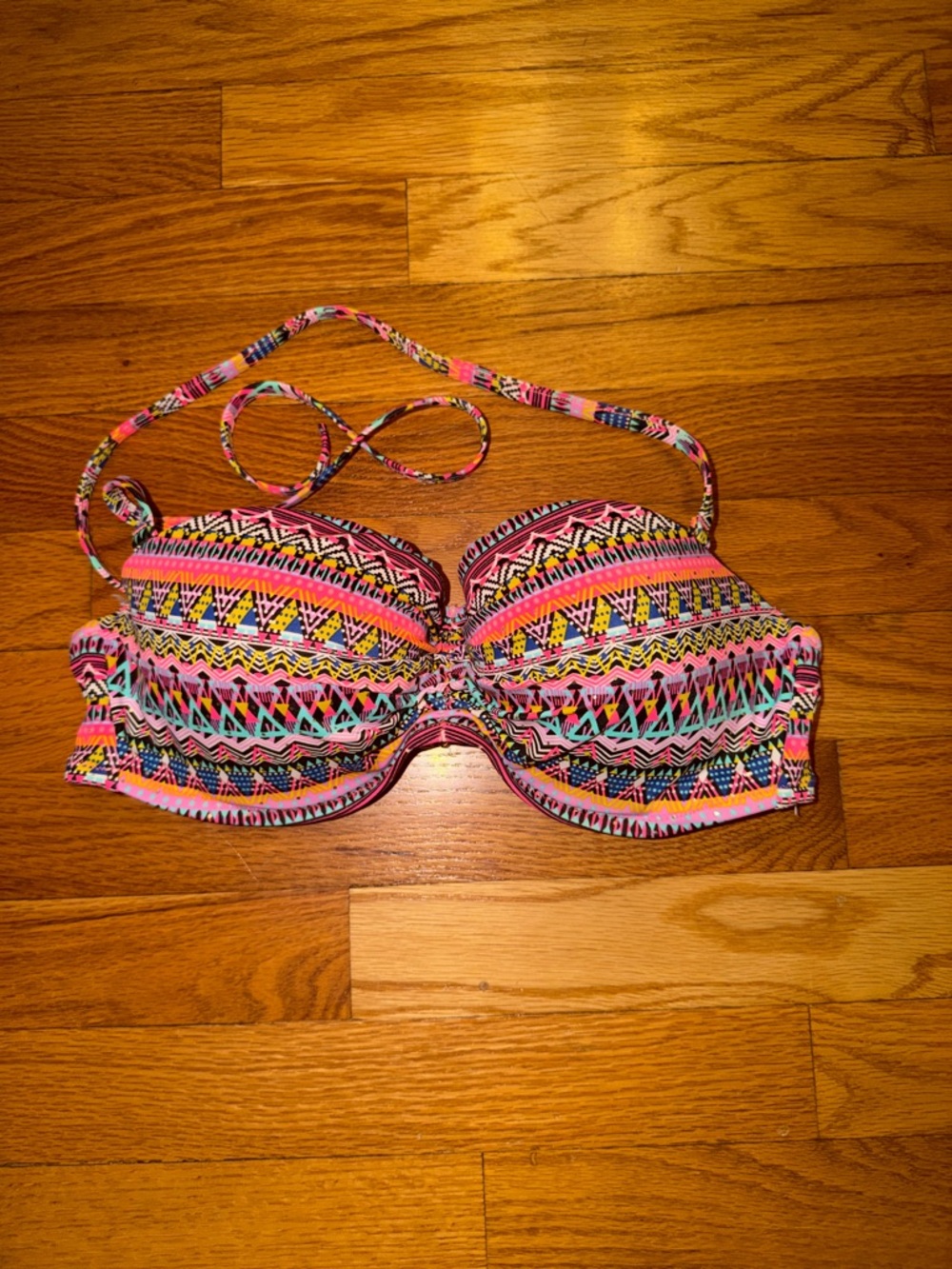 Victoria’s Secret Aztec Print Bandeau Bikini Top